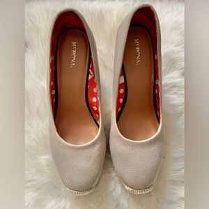 Merona Espadrille Wedges sz 10